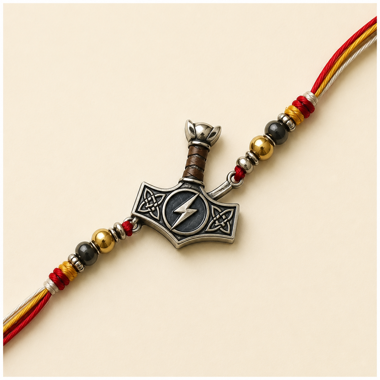 The Thunder Mjolnir Premium Superhero Rakhi Box (Set of 3)