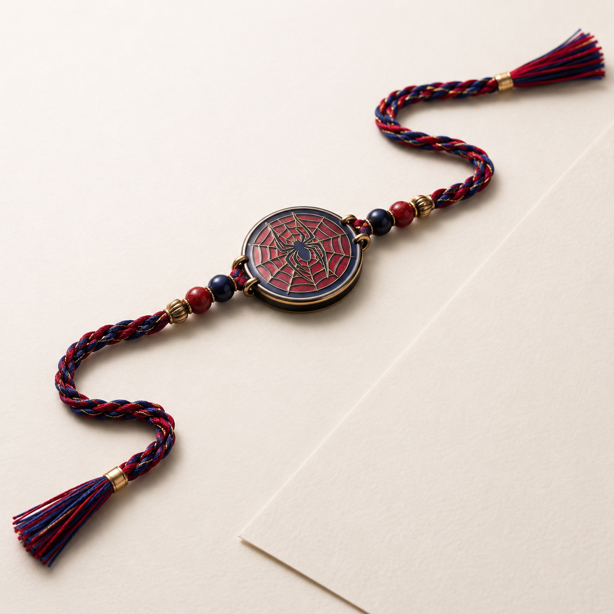 The Arachnid Spider-Emblem Premium Superhero Rakhi Box (Set of 3)