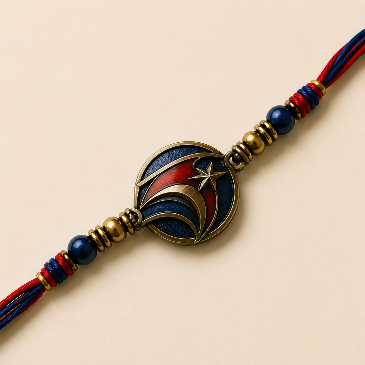 The Kryptonian Crest Premium Superhero Rakhi Box (Set of 3)